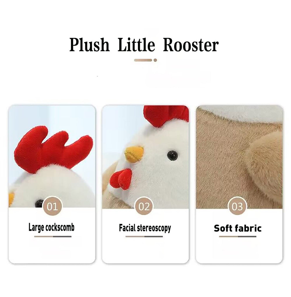 YUKOUQIAN chicken plush ideal as a holiday gift for children.
