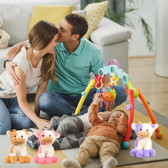 YUKOUQIAN cow plush with soft fluffy fabric for gentle touch and comfort