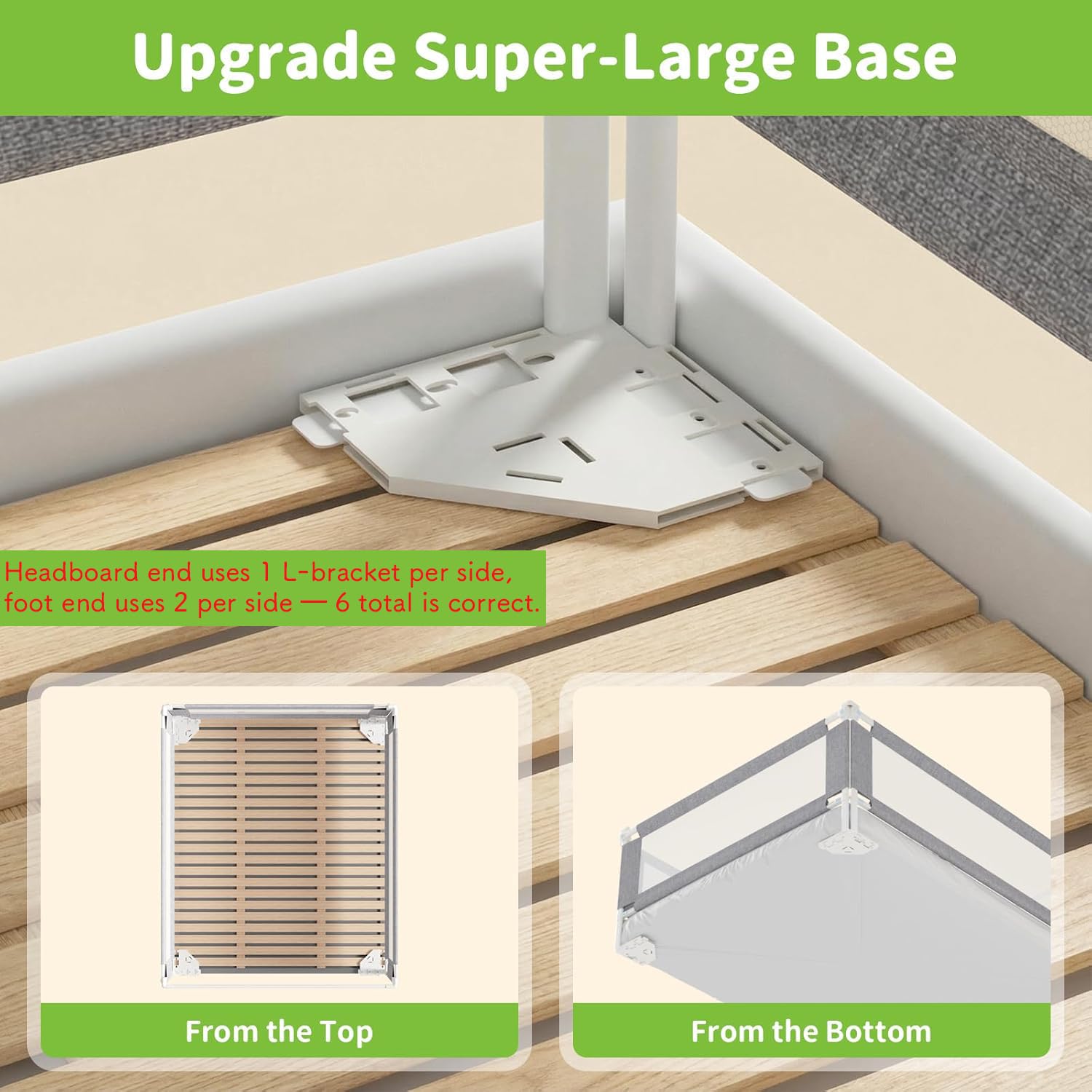 Adjustable 12-inch height demonstrates flexible toddler guard for different mattress thickness.