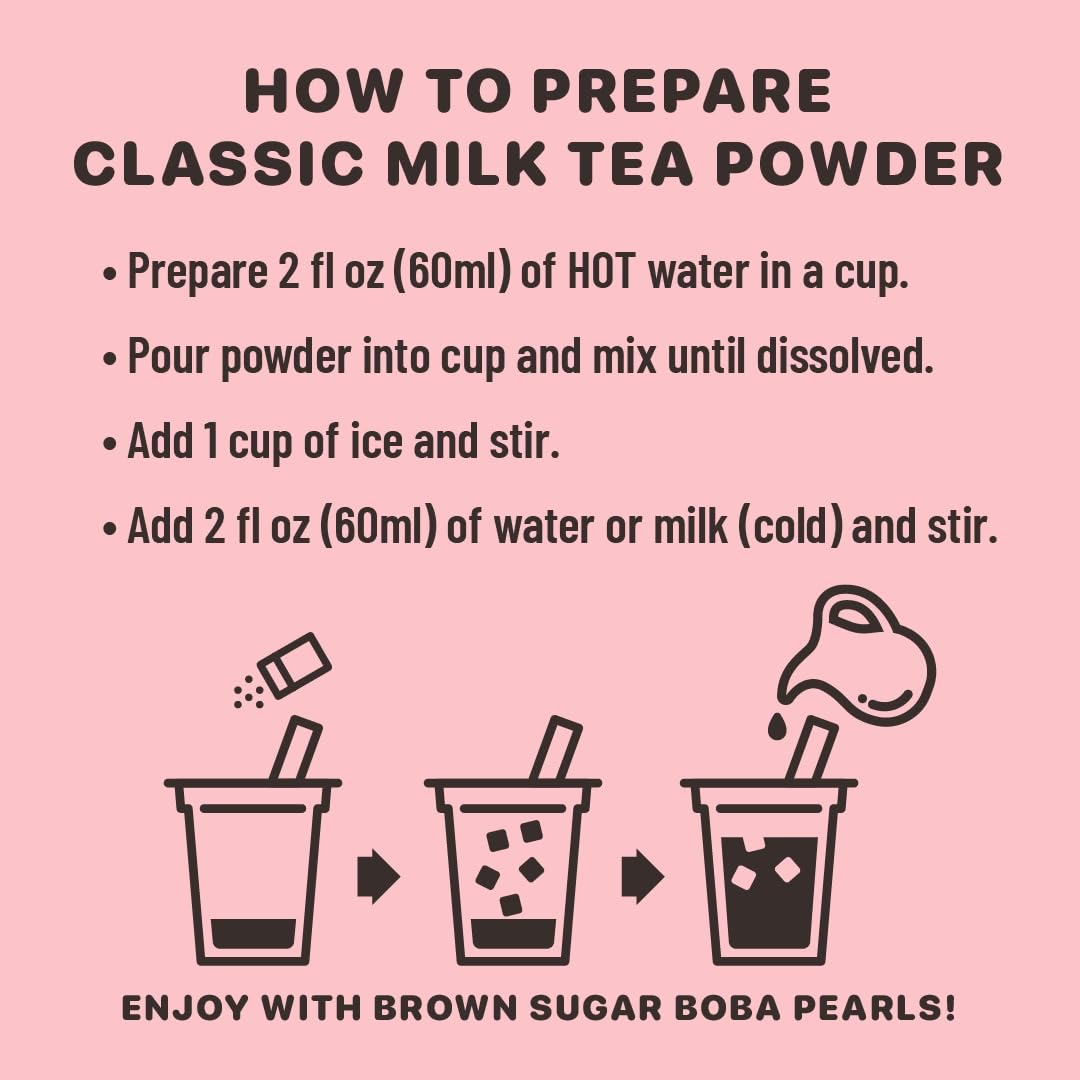 YULU FOODS brown sugar pearls deliver rich flavor to any milk tea.