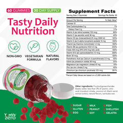 Zero sugar information on packaging highlights 0 sugars and 0 sugar alcohols.