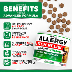 YUMA'S chews in packaging highlight omega-3 coat health benefits.