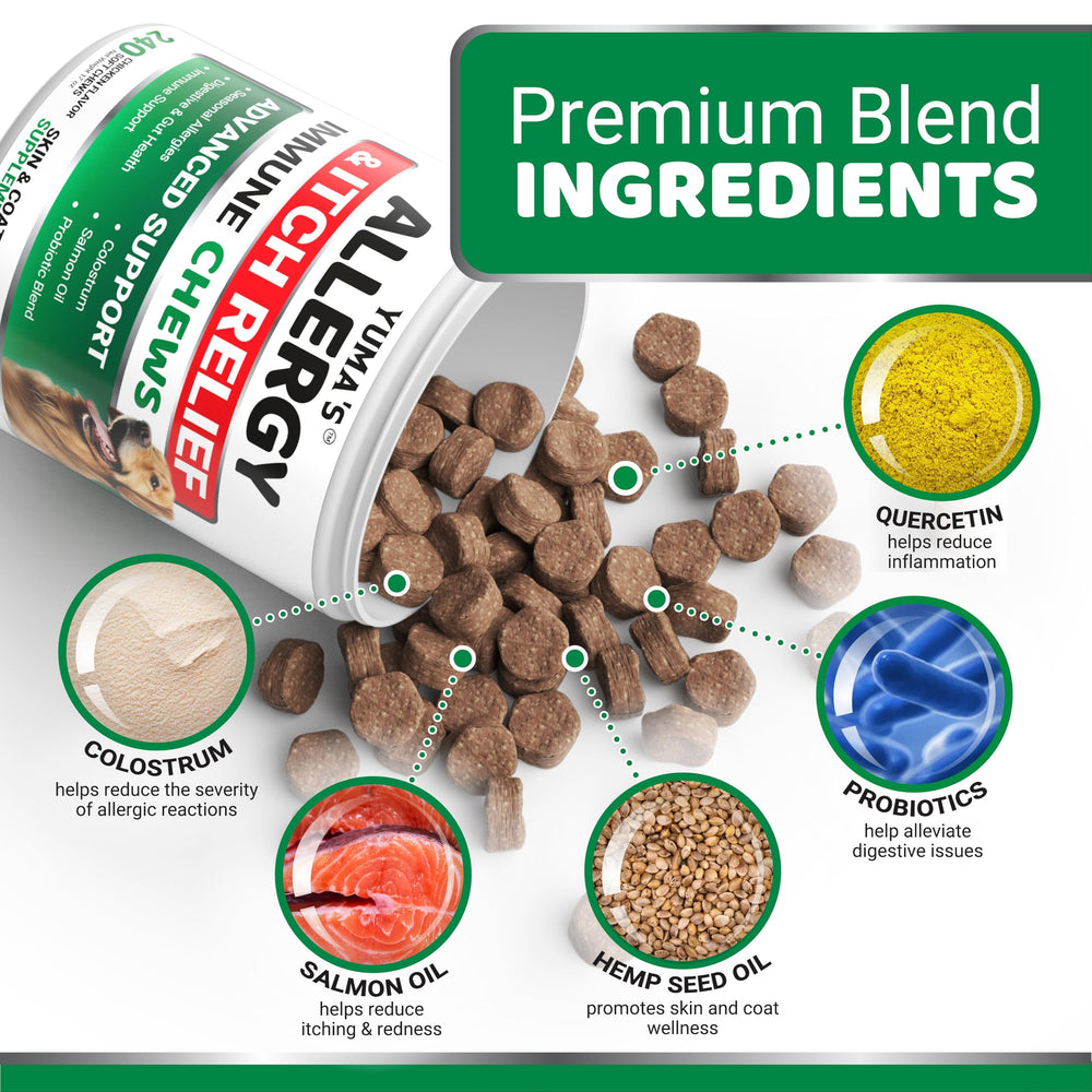 YUMA'S veterinarian-formulated dog supplement signals trusted allergy management