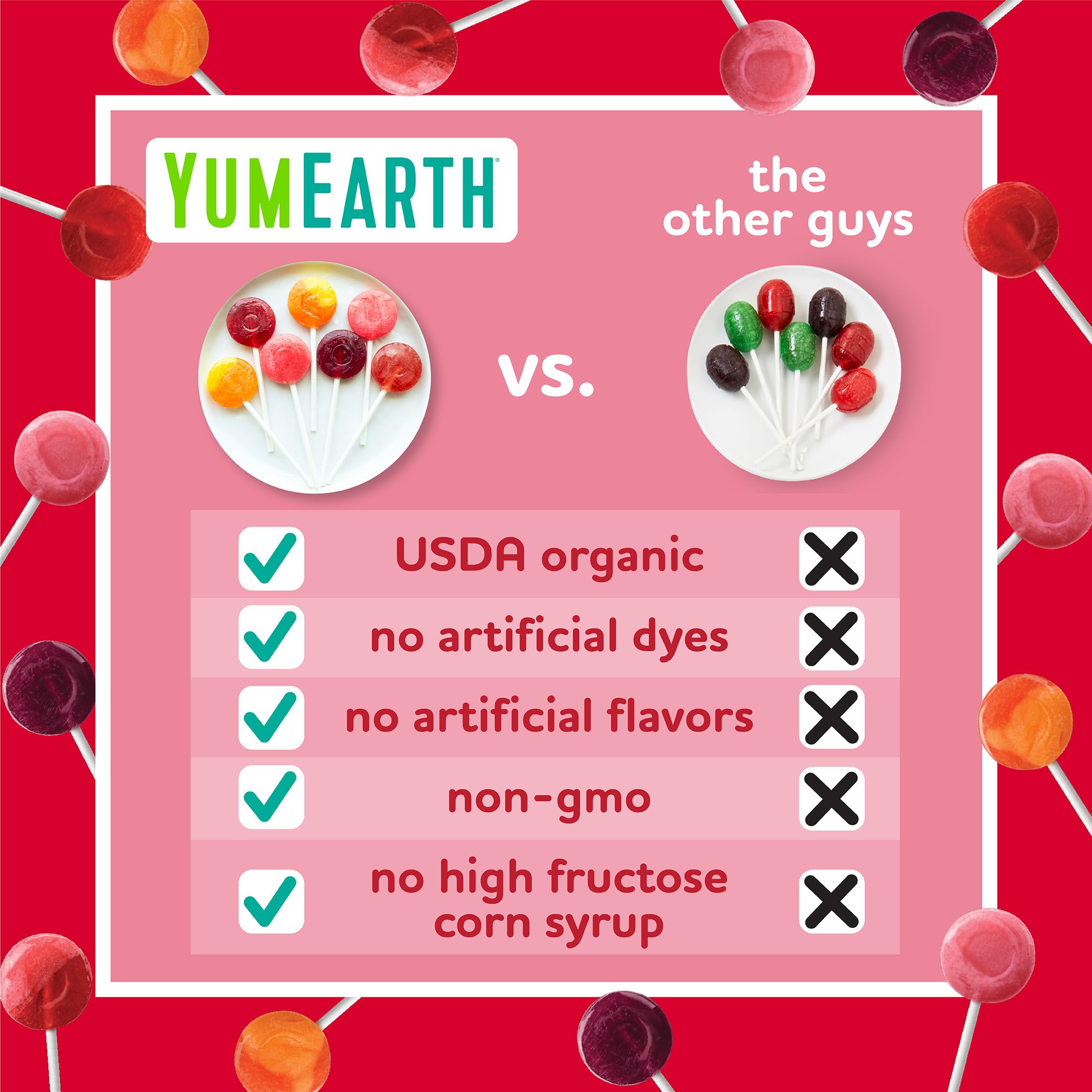 YumEarth allergen-free pops pack displayed for school snacks