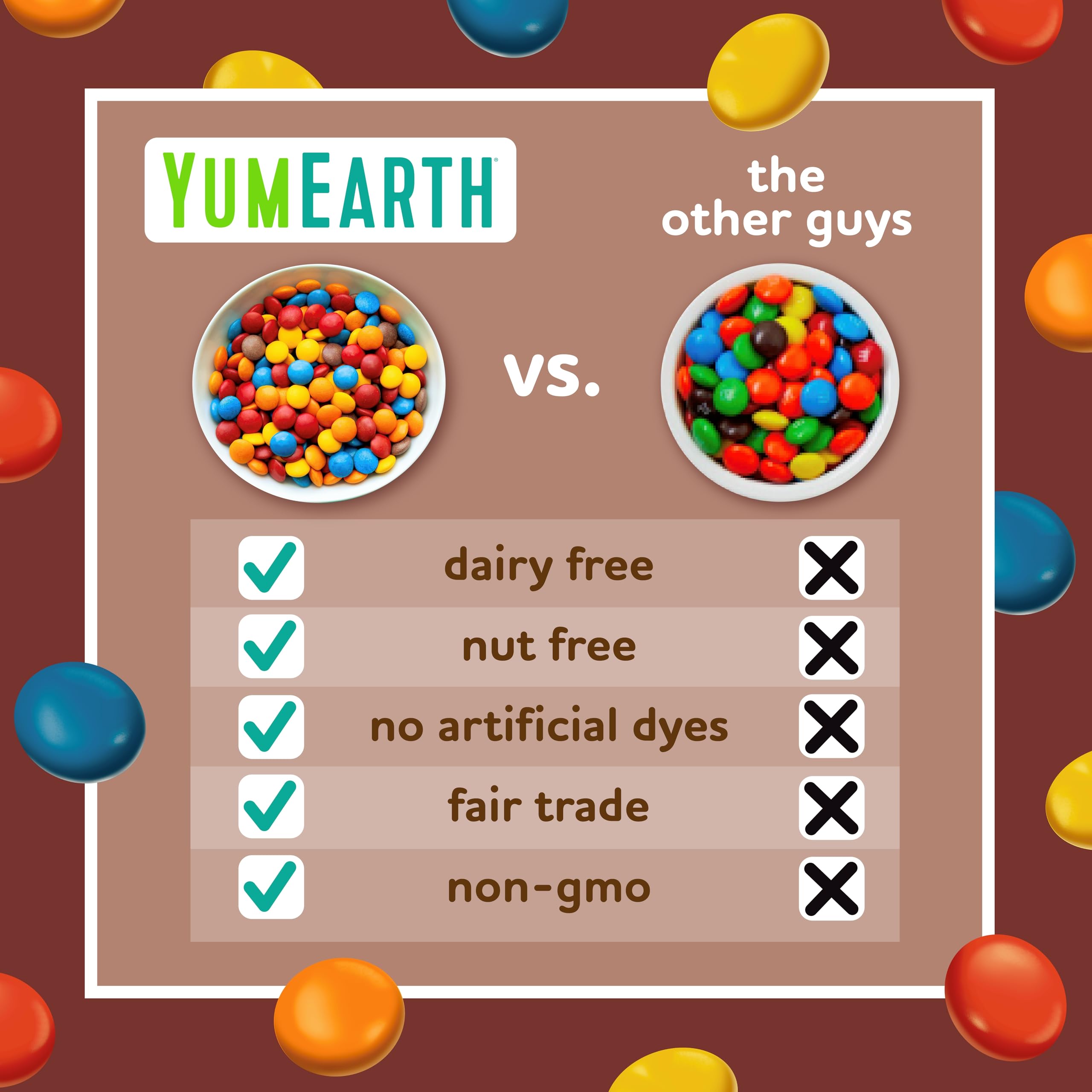 YumEarth Choco Yums are ideal for classroom parties and snack time.