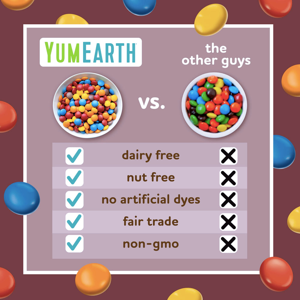 YumEarth Choco Yums are ideal for classroom parties and snack time.