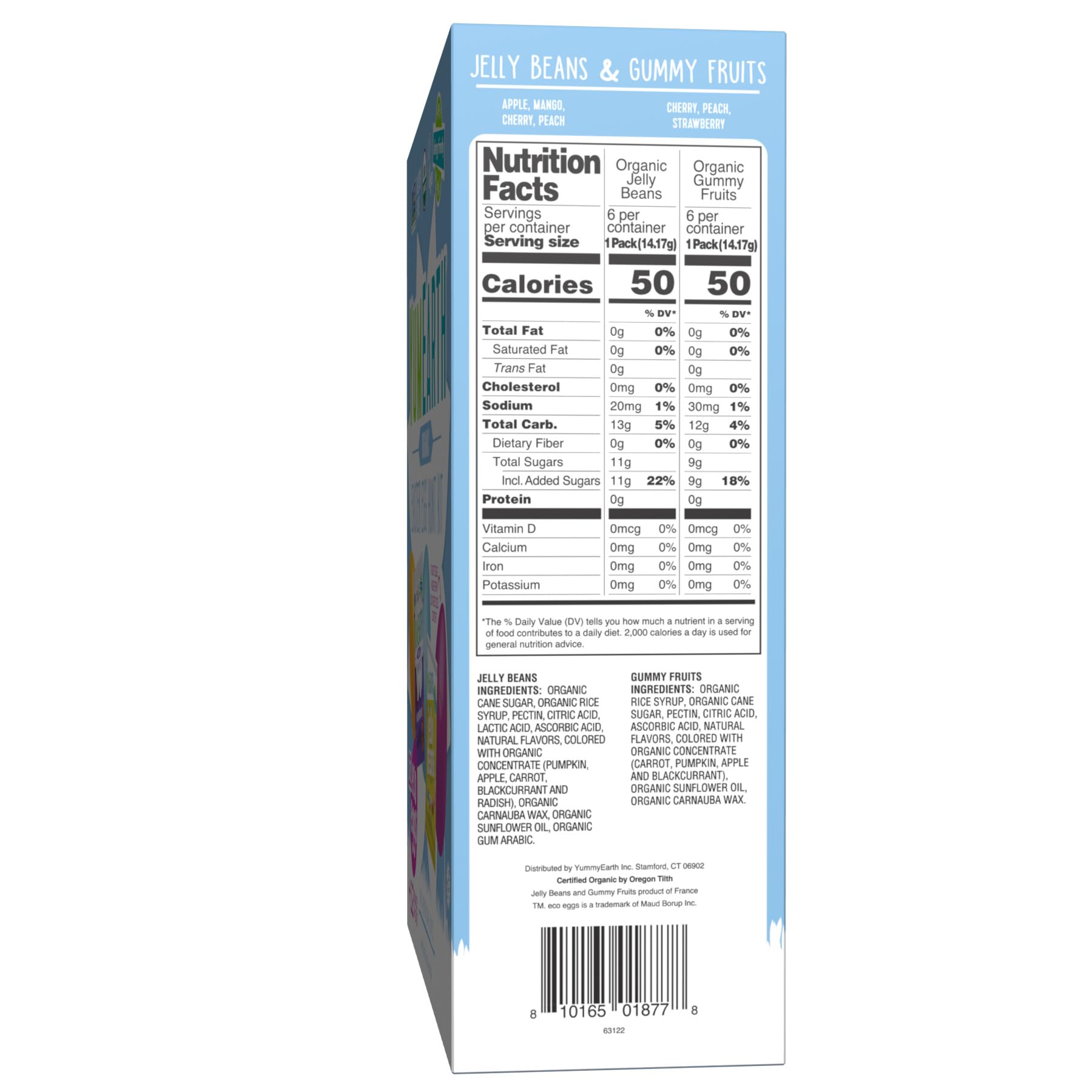 Individually wrapped YumEarth snack packs ready for Easter egg stuffing