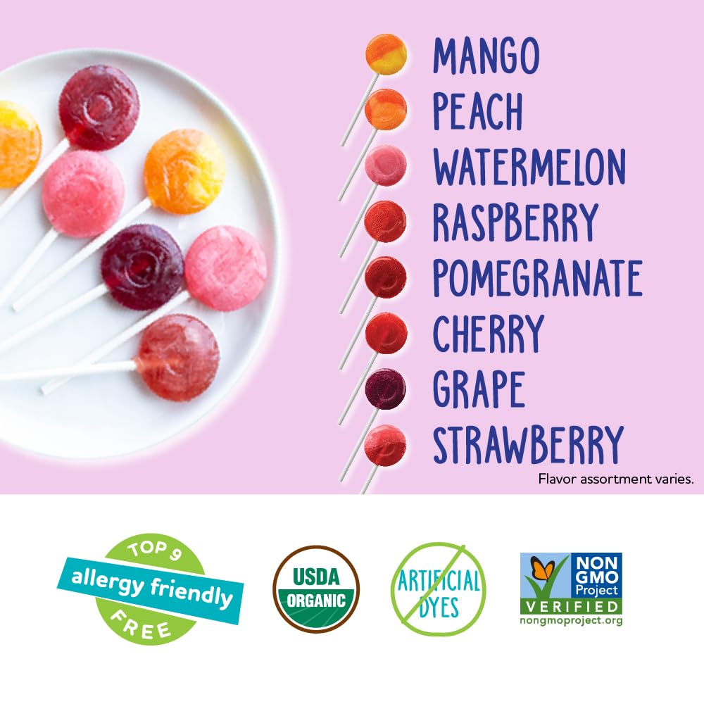 YumEarth organic candy colors come from real fruit juices.