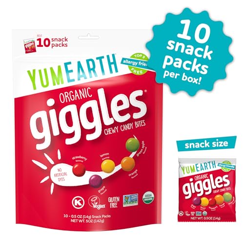 YumEarth organic vegan non-GMO candy for clean-label snacking.
