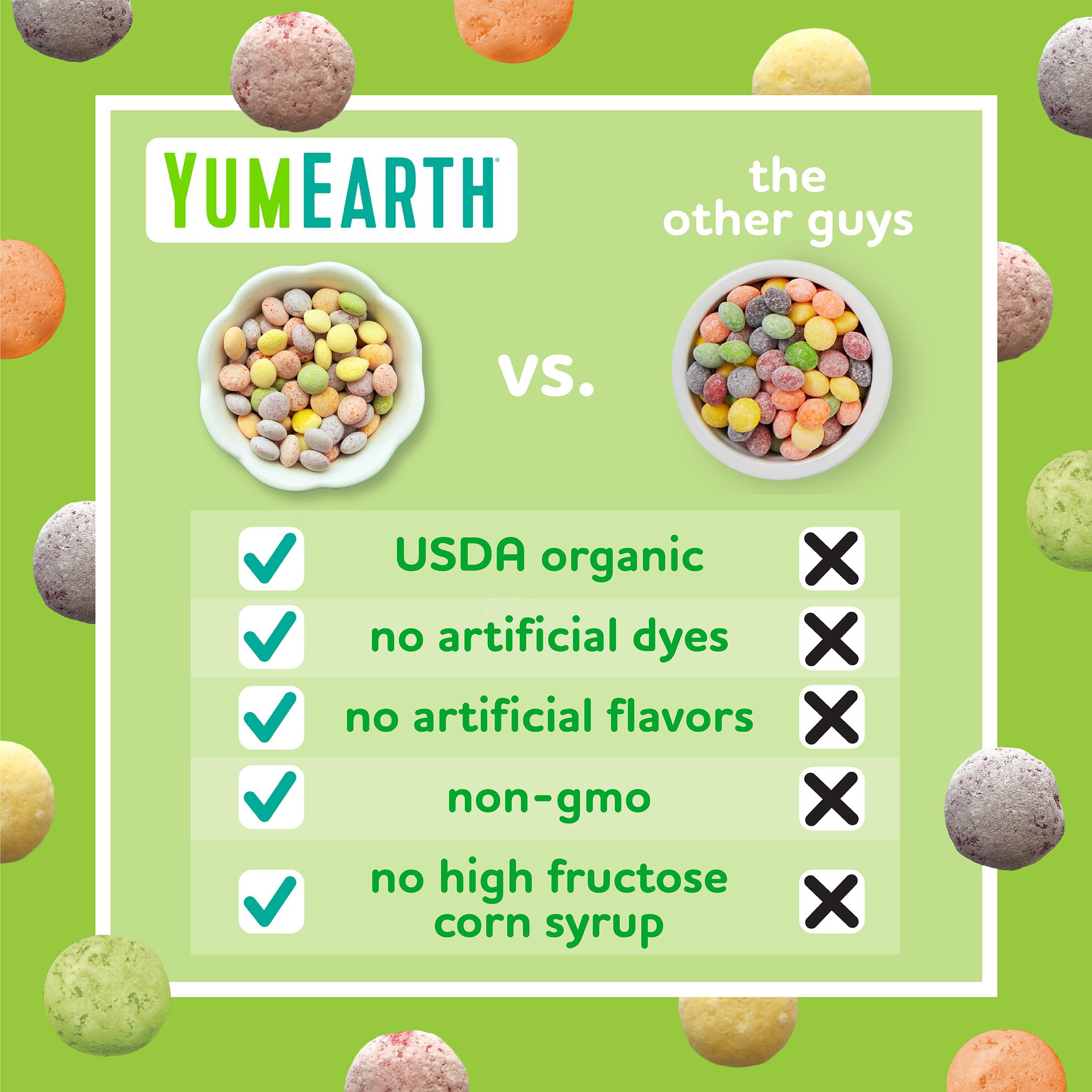 YumEarth Sour Giggles orange candy, bright citrus flavor for a exciting snack.
