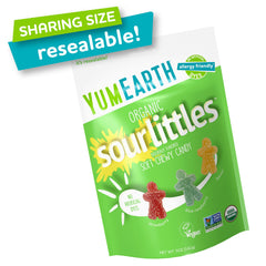Close-up of YumEarth Sour Littles chewy candies