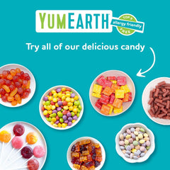 YumEarth back label shows organic details for informed purchase.