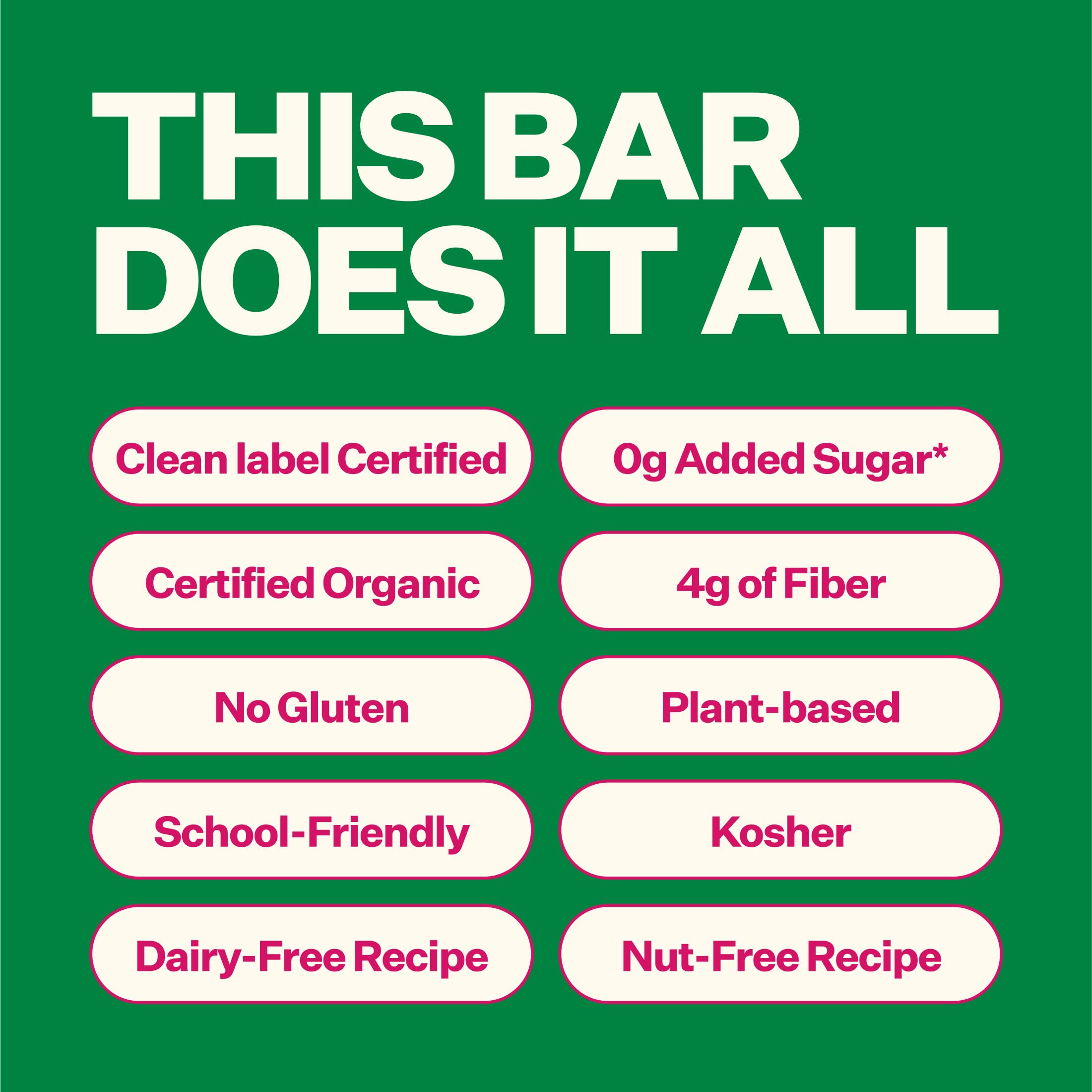 Yumi organic bars fruit flavor strawberry rhubarb appeals to toddlers