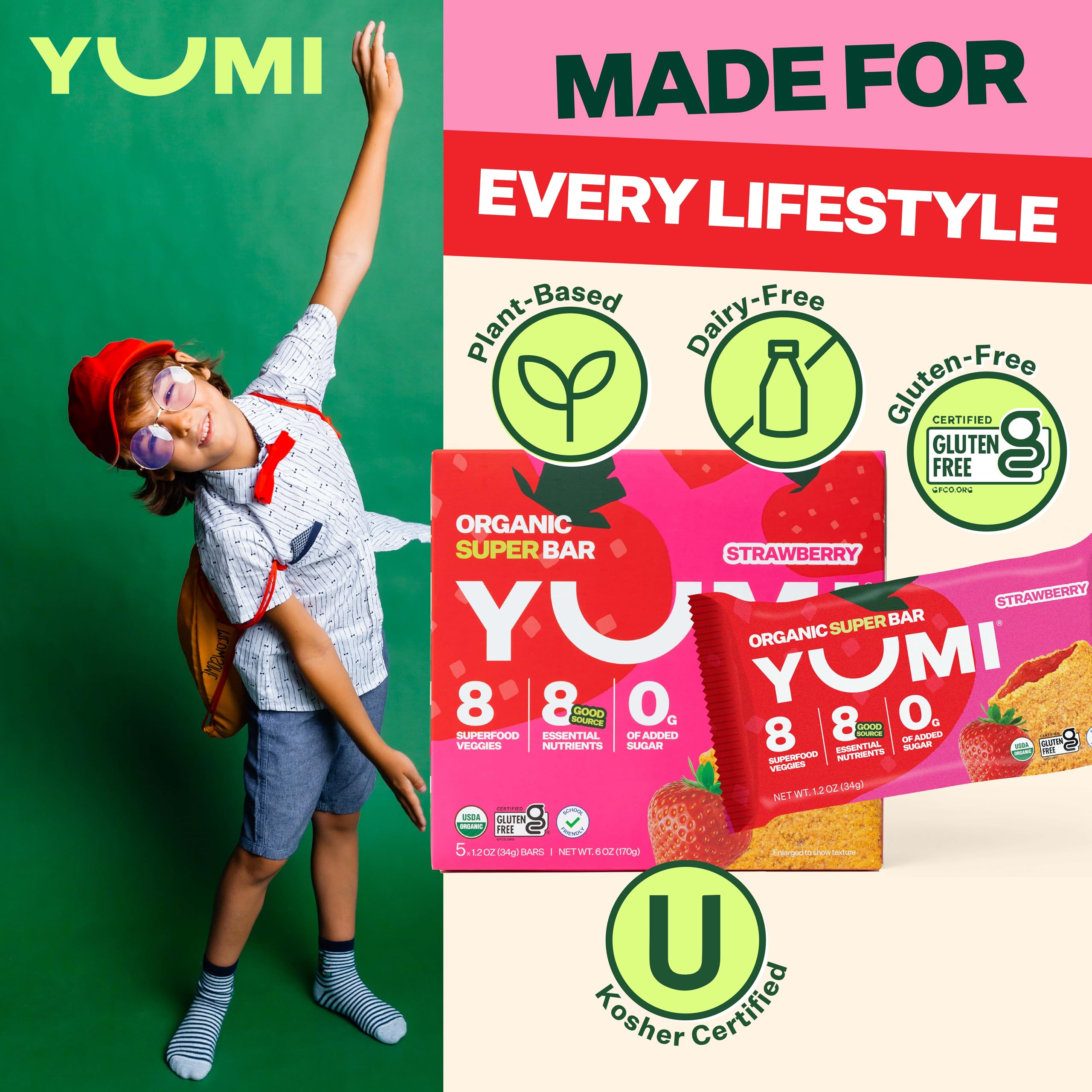 YUMI school-safe lunchbox scene promotes convenient nutrition