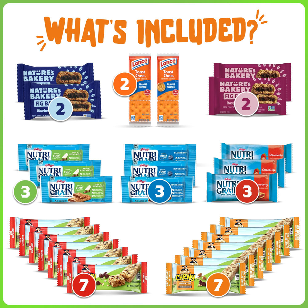 Yummey granola bars individually wrapped for easy work, school, or travel snacking.