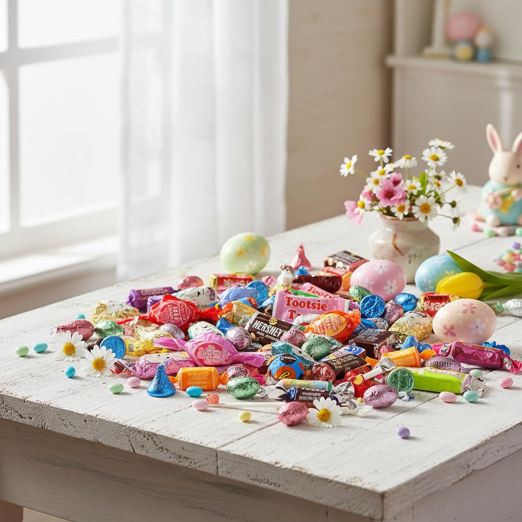 Yummy Chew candy bowl display ready to serve at events and homes