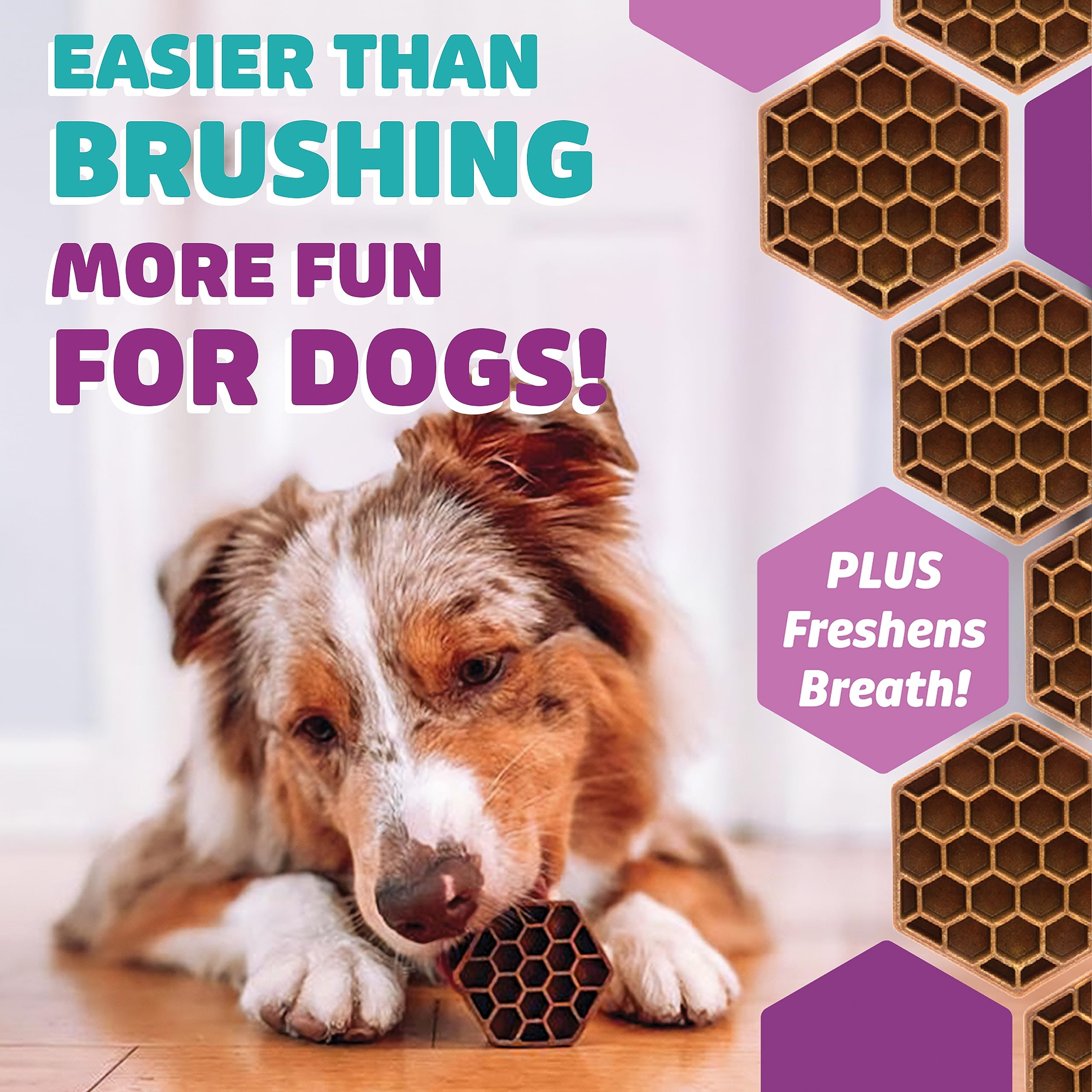 Yummy Combs vet-approved design supports safer chewing and longer sessions.