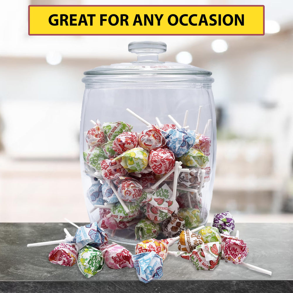 YUMMYLAND classroom-treat setup with Dum Dums fosters sharing and easy distribution.