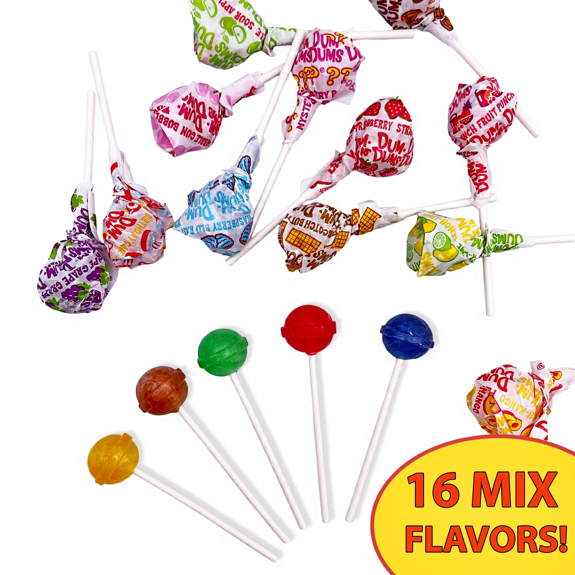 YUMMYLAND gift-ready Dum Dums lollipops for party favors and celebrations.