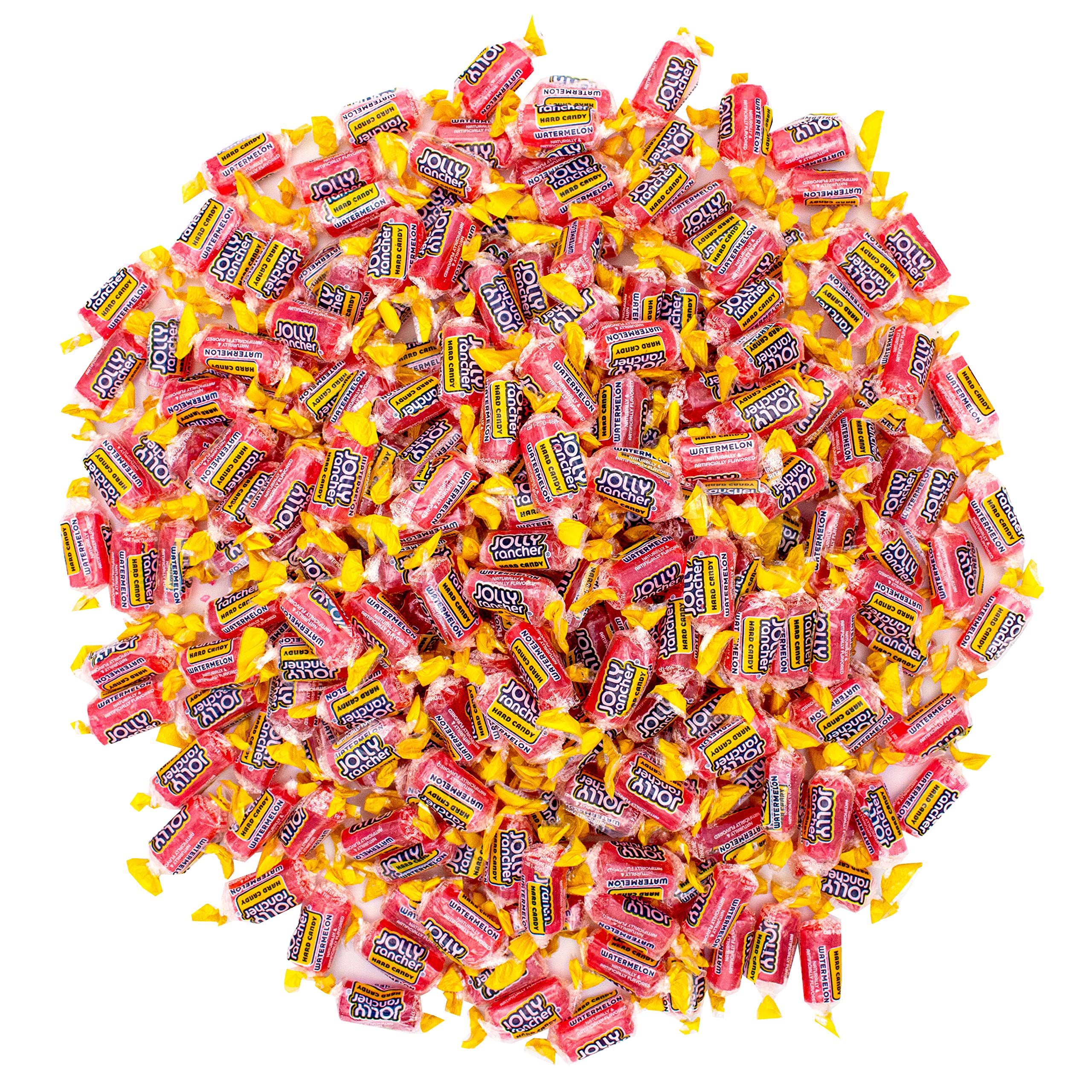 YUMMYLAND Jolly Rancher Watermelon hard candy bulk bag displayed for events