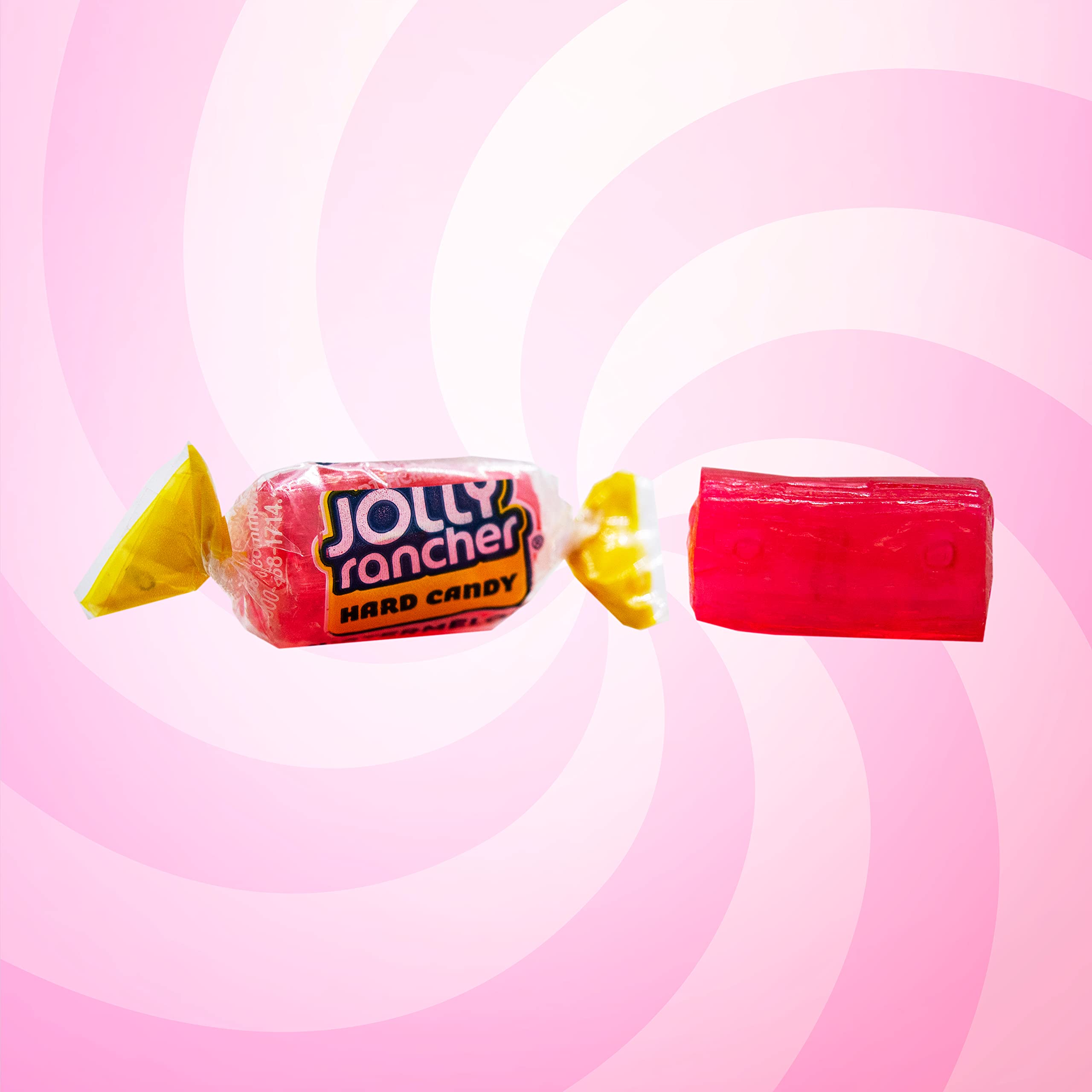 YUMMYLAND Watermelon hard candy in a clear bag with modern display