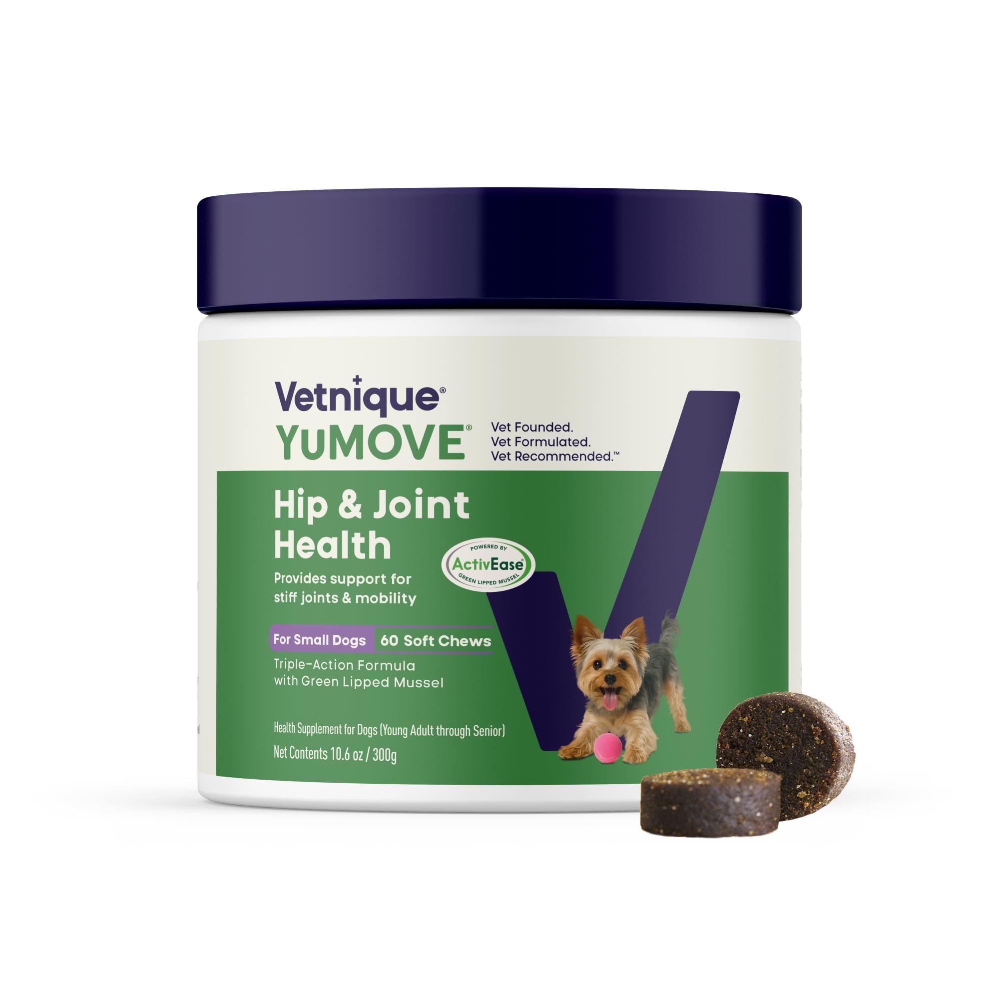 YuMOVE dog joint chews with glucosamine support flexible movement