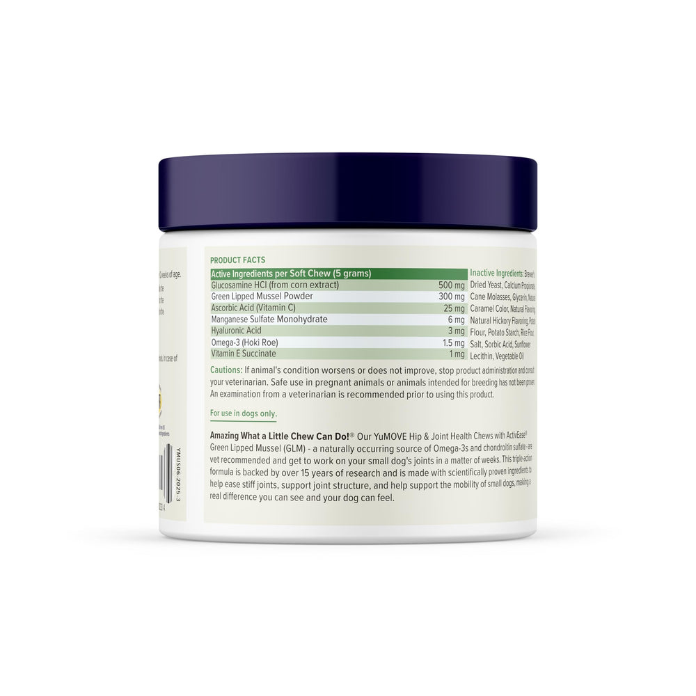 YuMOVE hyaluronic acid promotes joint lubrication for smoother steps