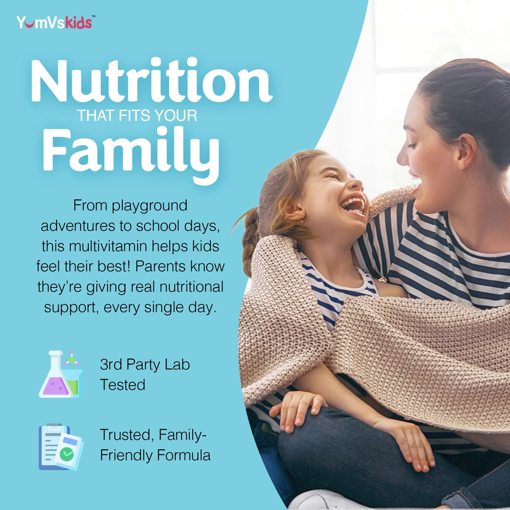 Kosher and halal certified vitamins for inclusive families.