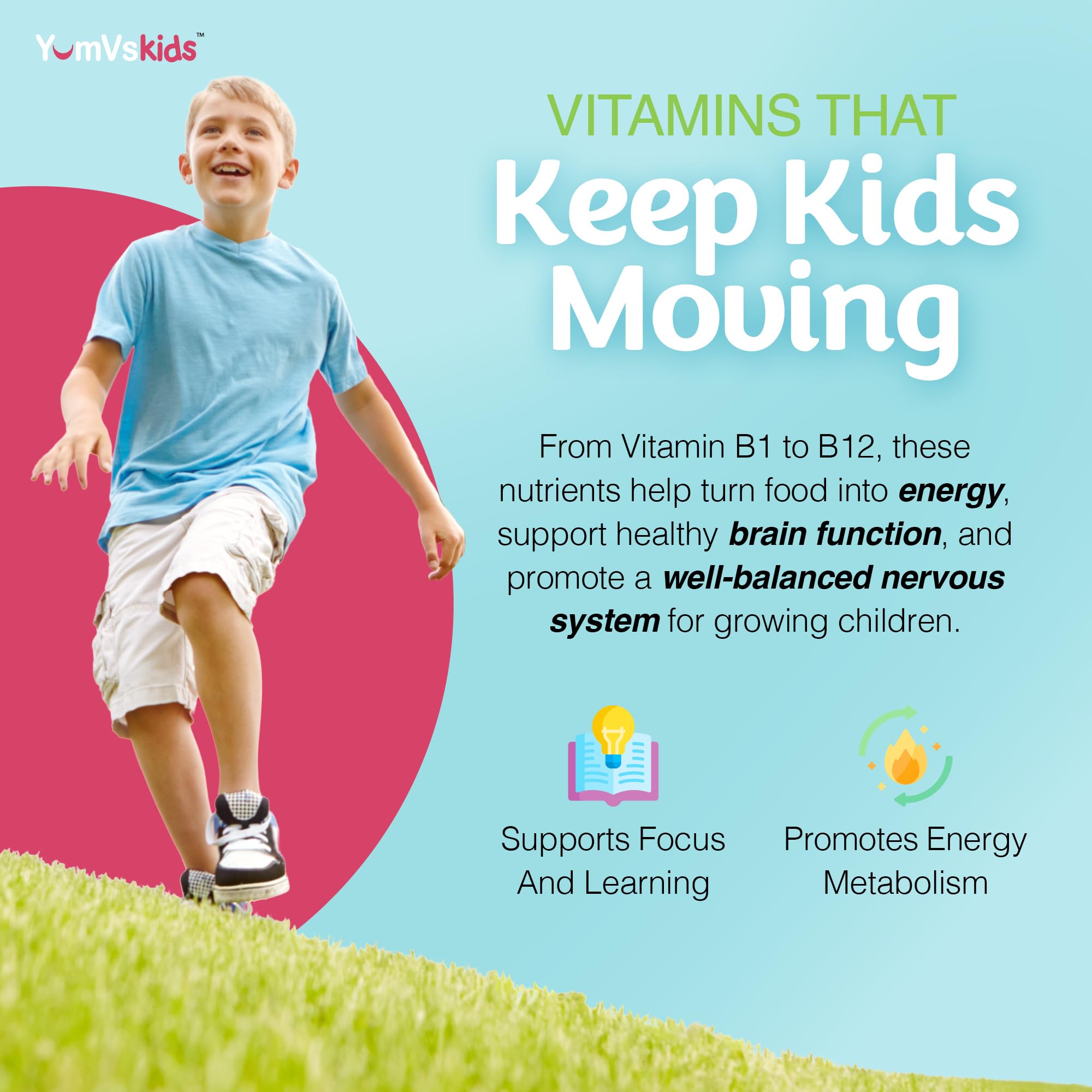 Non-GMO, gluten-free multivitamins with clean ingredients.