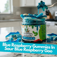 Yum Yum Delights gooey gummies gummy mix, colorful bite-size treats for any gathering.