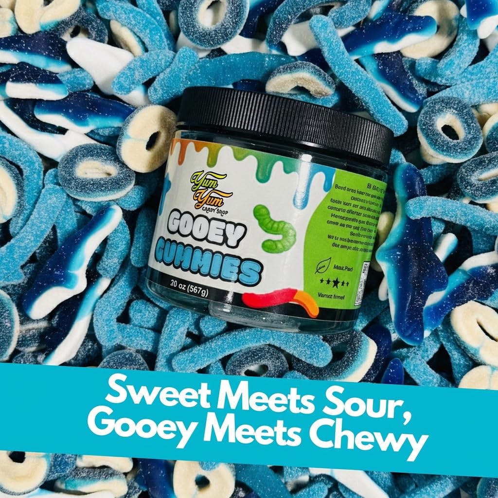 Yum Yum Delights sour gummies are a perfect party snack to share.