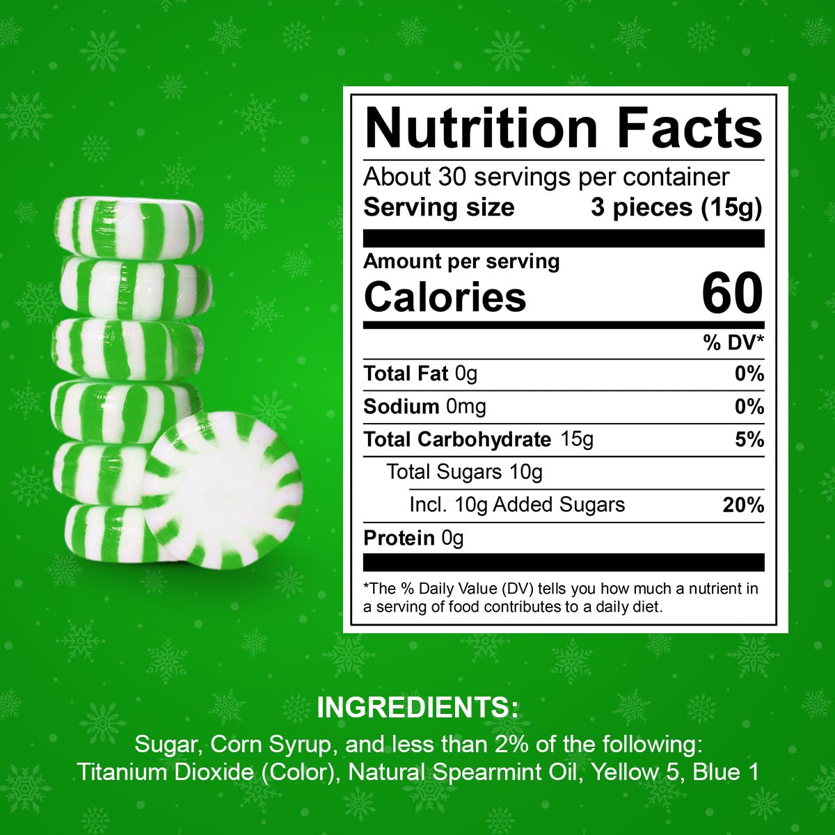 Yumzo Starlight spearmint candy bulk pack ideal for office breaks.