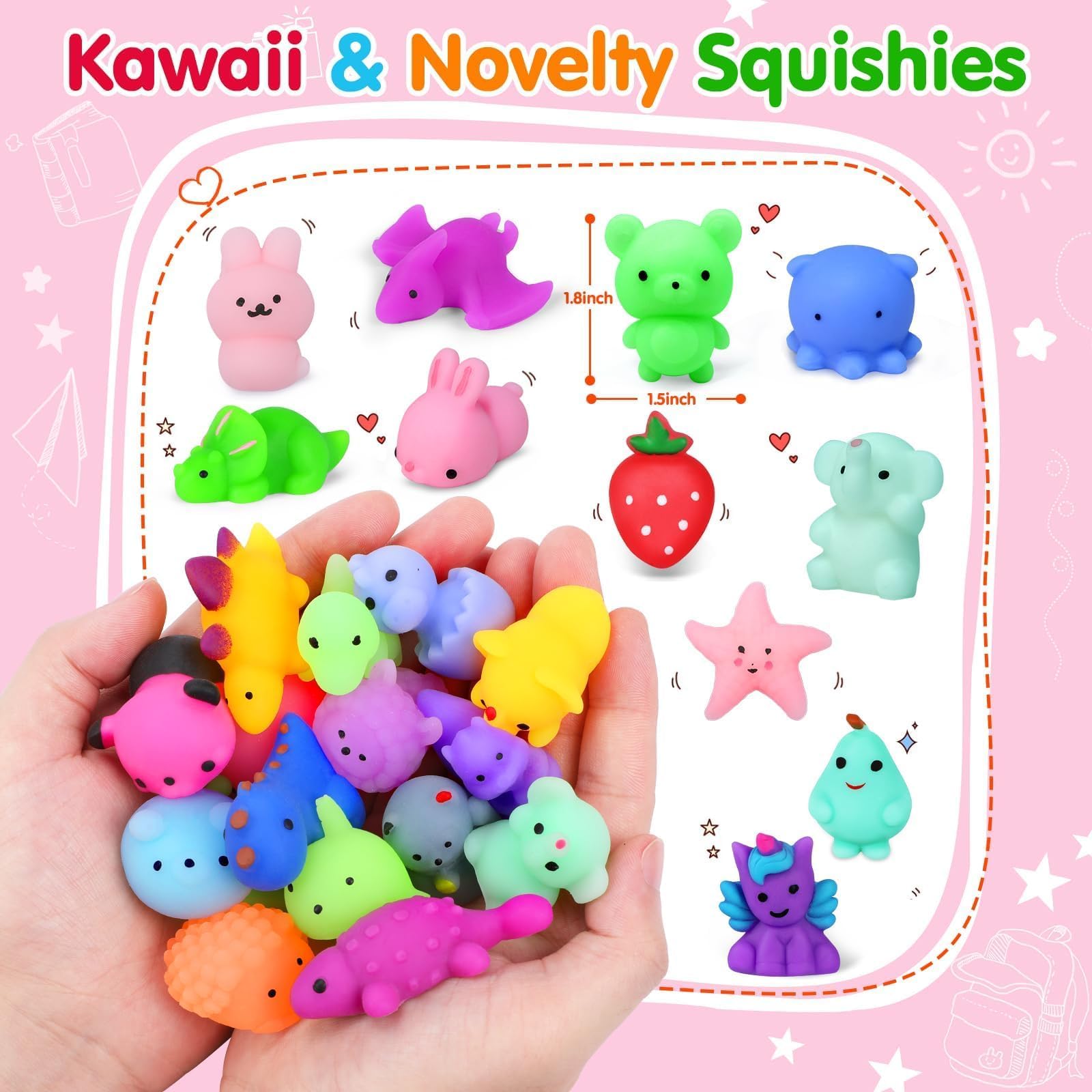 Yunaking party favors bring kawaii charm to parties and Easter egg hunts