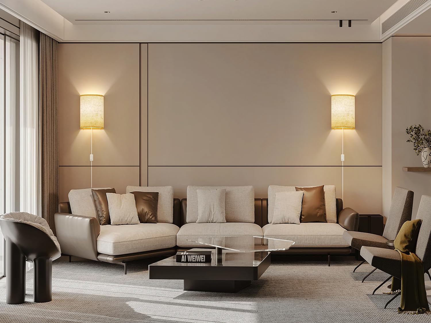 Yunaking gift-ready sconces add style and function to any space