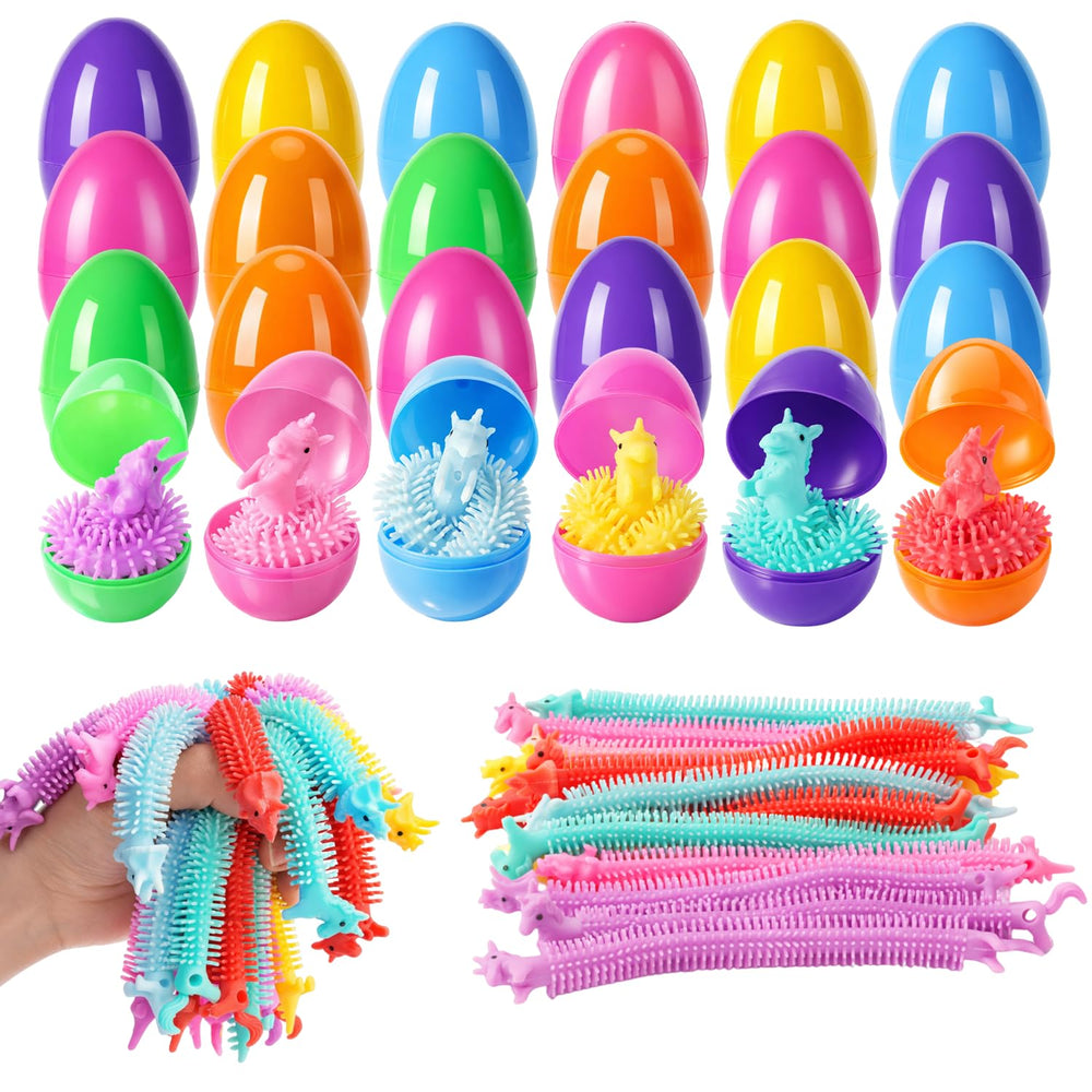 Yunfan dinosaur stretchy egg close-up for tactile Easter play