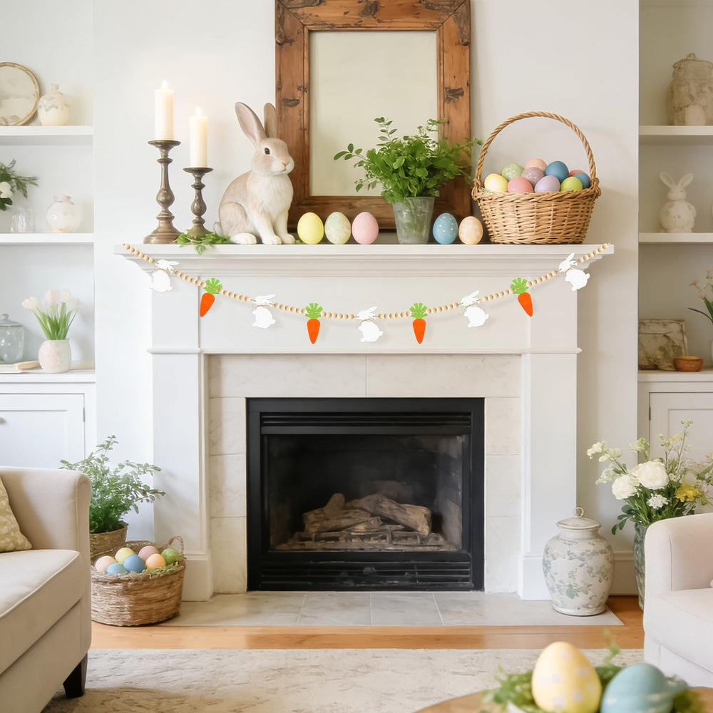 Yunfan Easter garland versatile for indoor and sheltered outdoor use