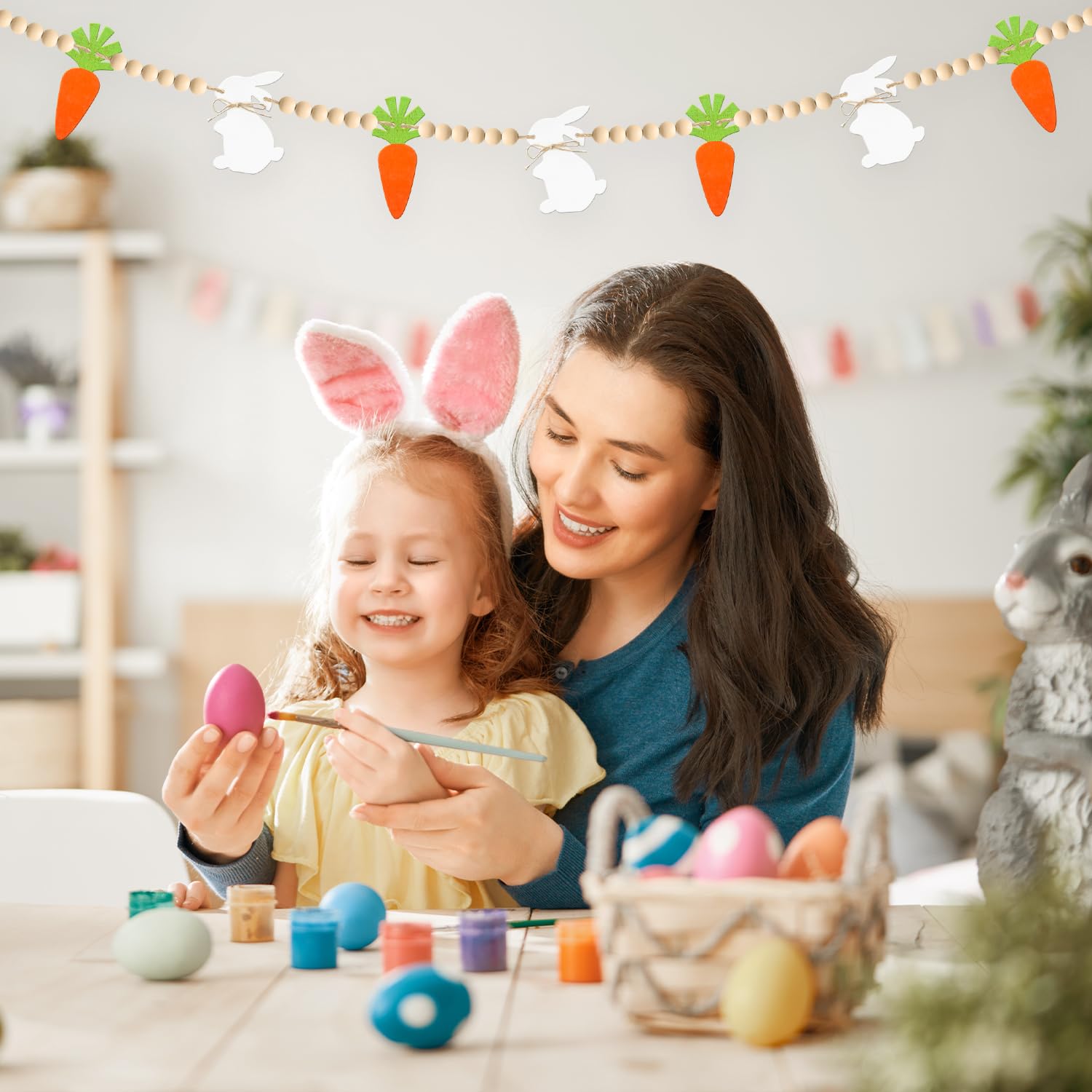 Yunfan Easter garland suitable for windows and shelves