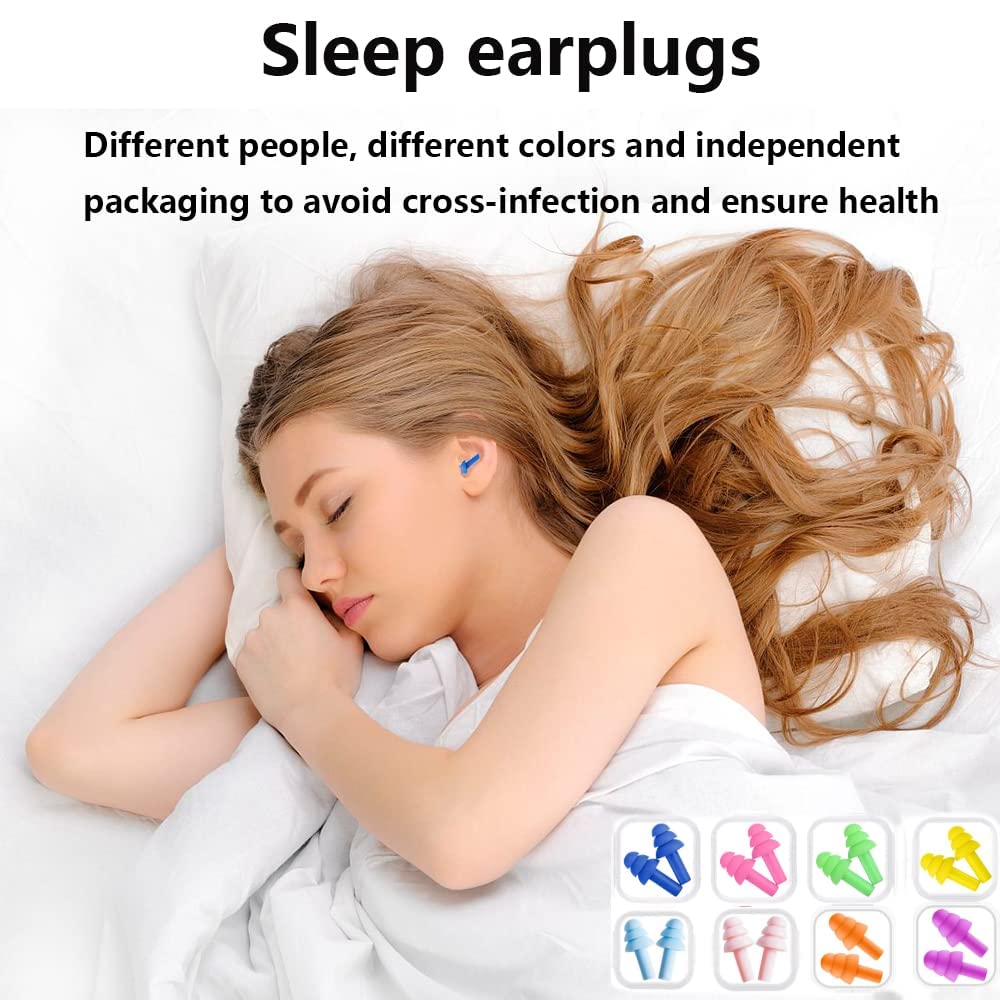 Eight independent packs of YUNHAN HN earplugs in a compact box