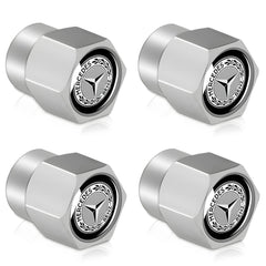 YUNHECHUHAI Mercedes-style tire valve cap cover protects rims and adds sleek styling