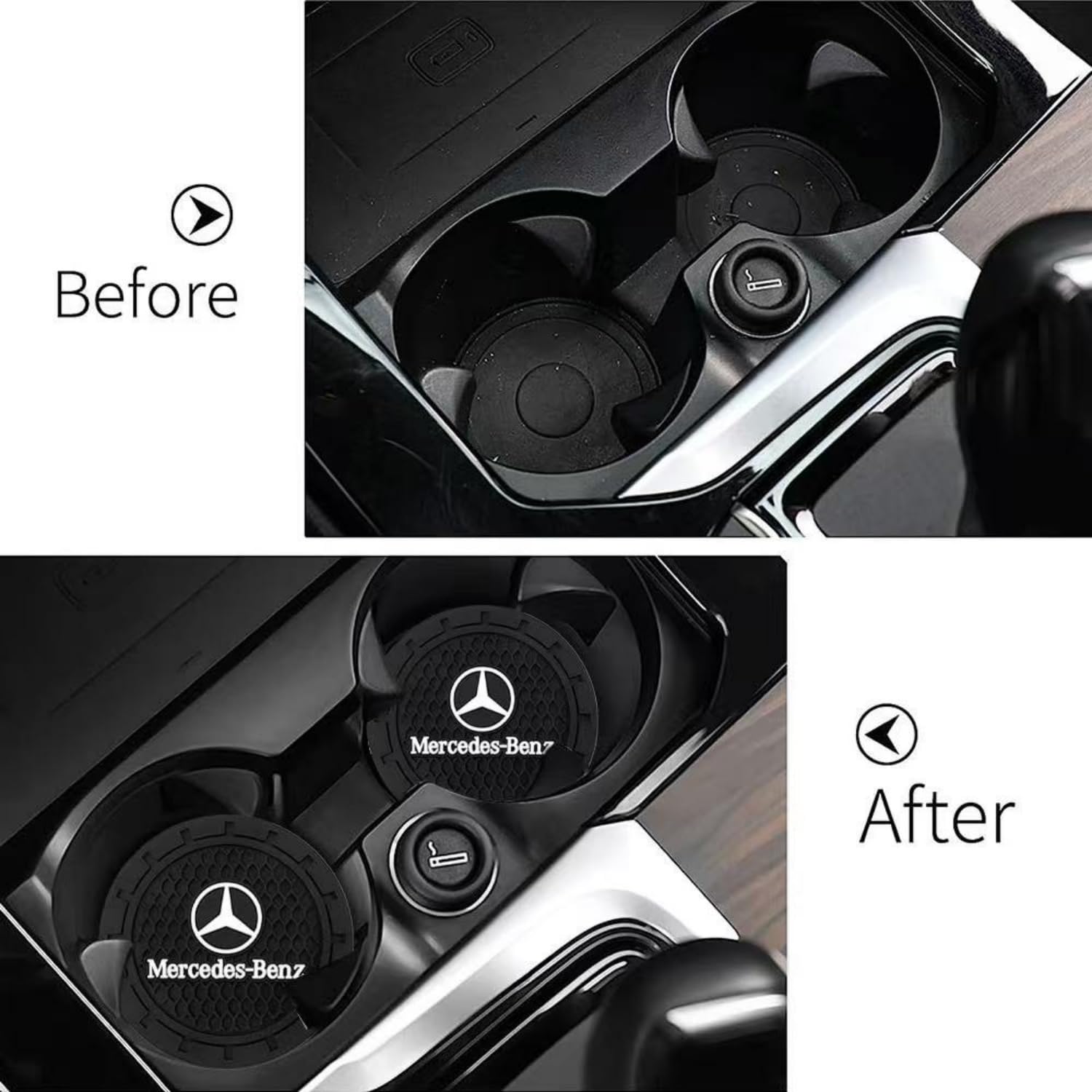 YUNHECHUHAI protective coaster for Mercedes interior, shield from temperature changes.