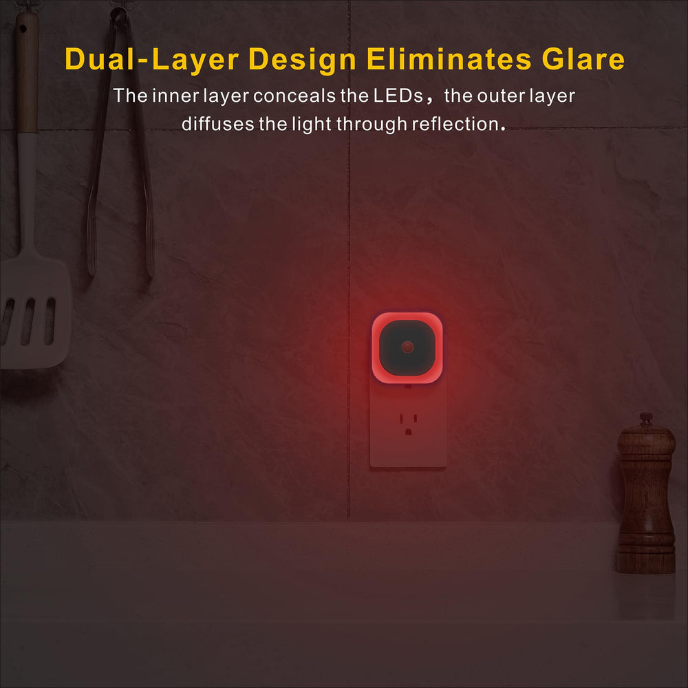 YUNLEX adjustable brightness night light with five-step and smooth dimming.