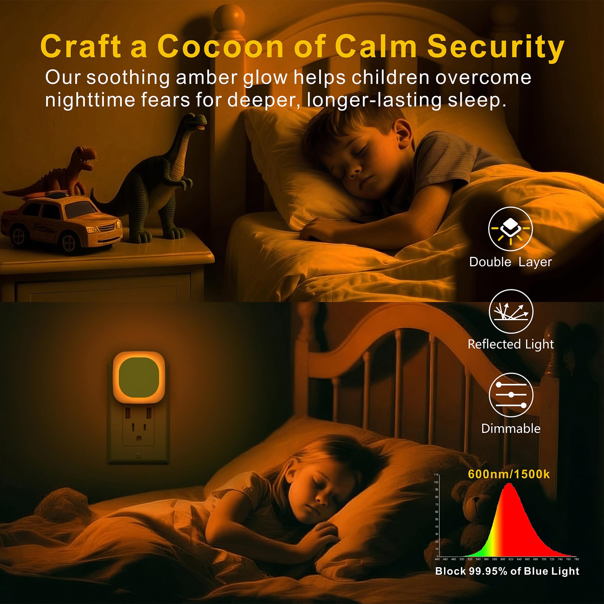 YUNLEX dusk-to-dawn sensor automatically lights spaces at dusk and off at dawn.