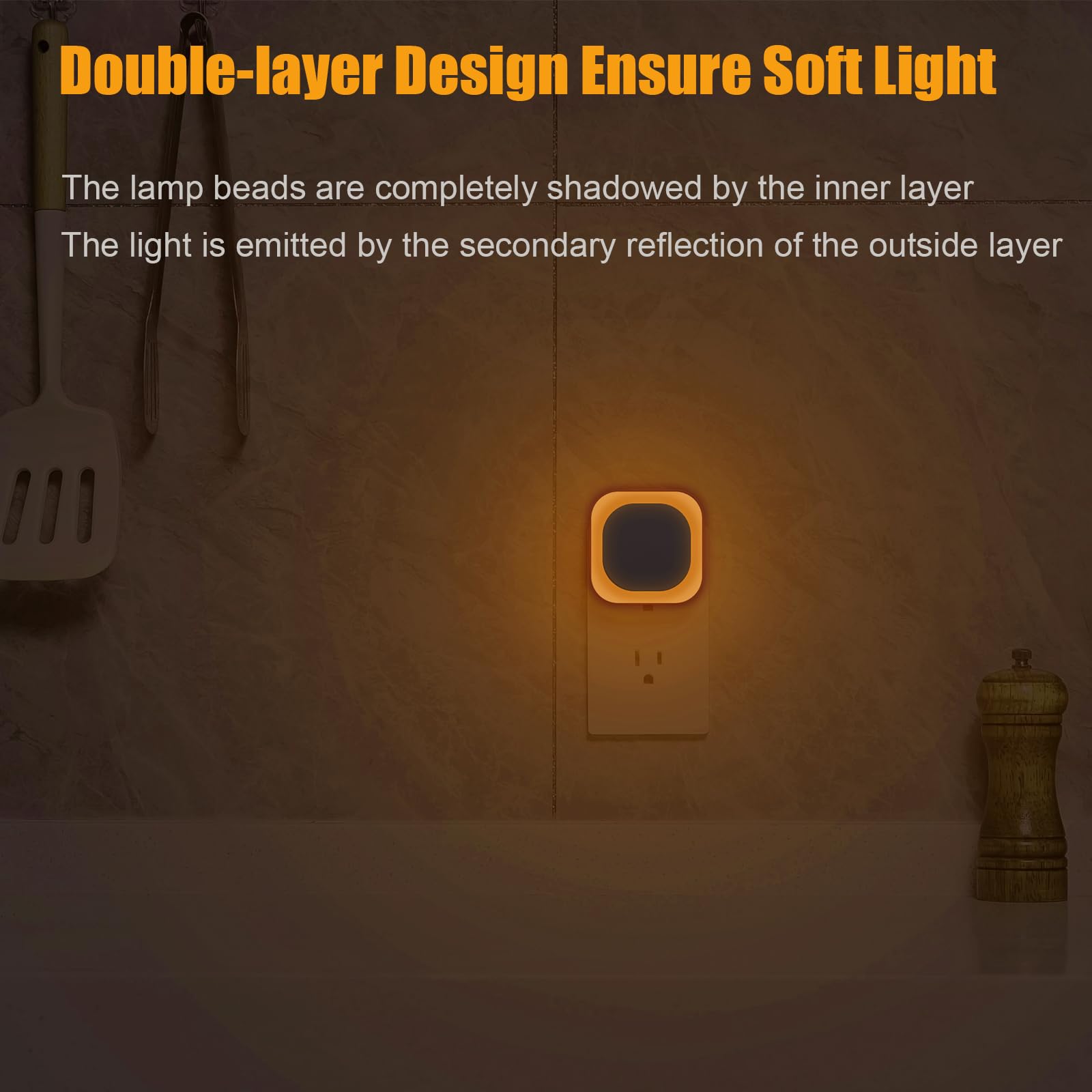 YUNLEX three-level brightness lets you choose Low, Medium, or High for different needs.