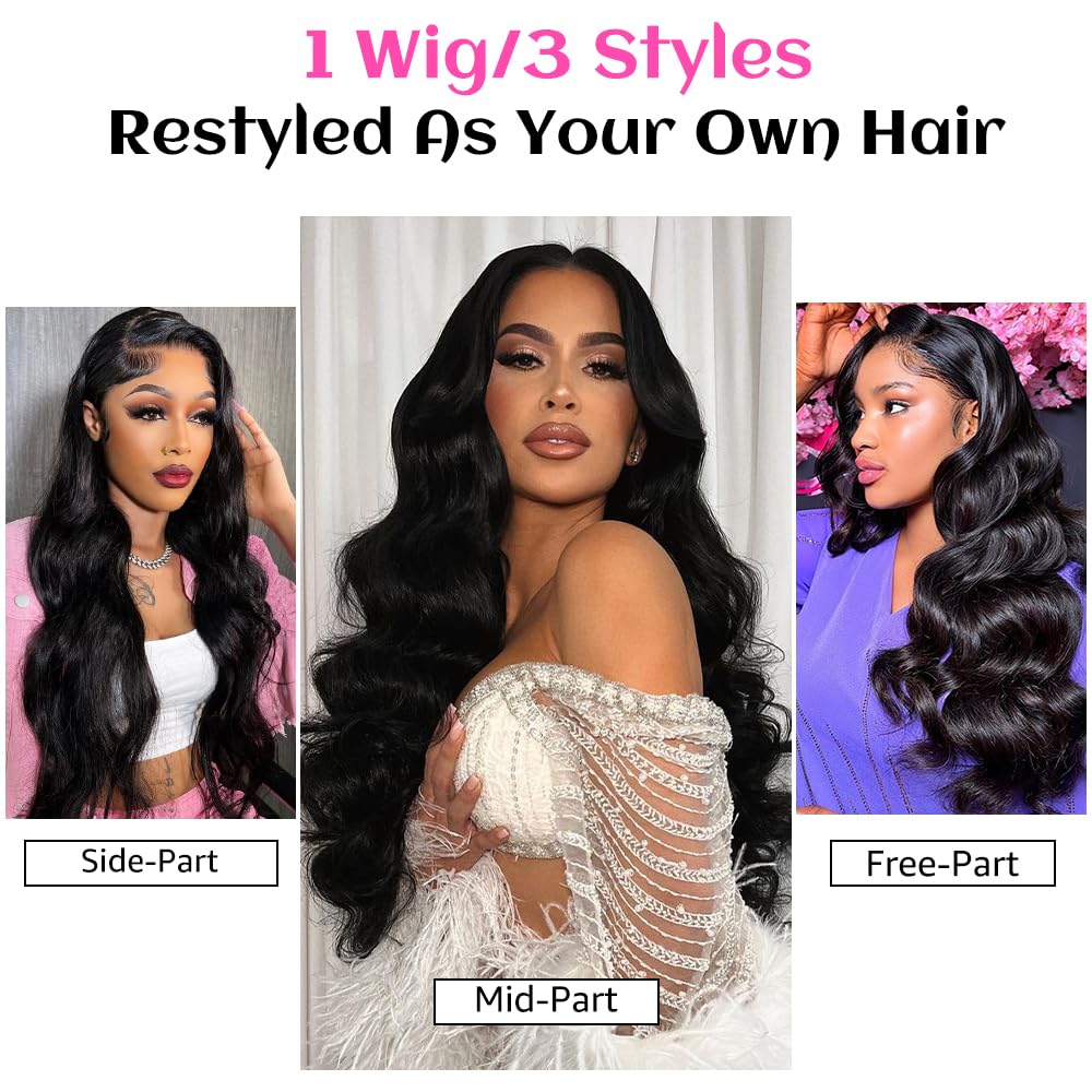 YUNXING ready-to-wear wig ideal for parties and travel