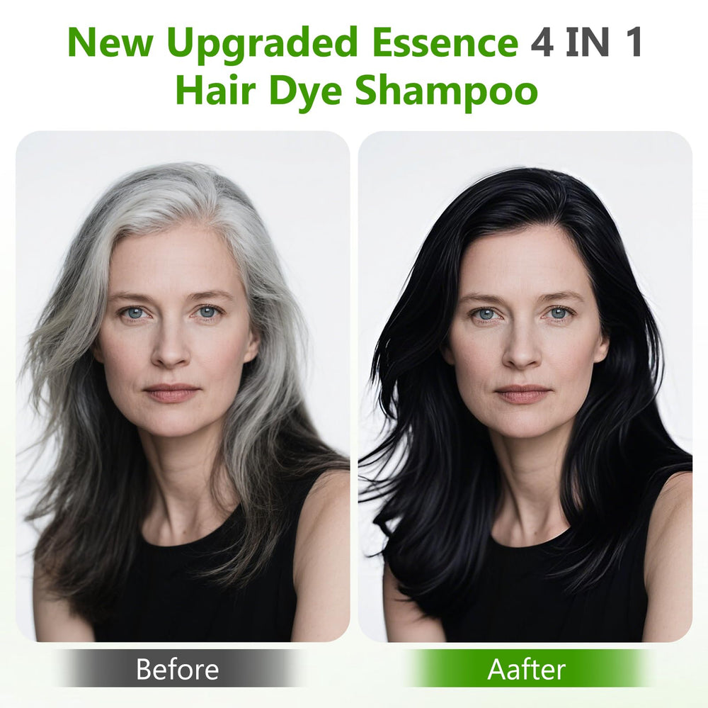 Yuolita herbal formula bottle highlighting 4-in-1 benefits for hair.