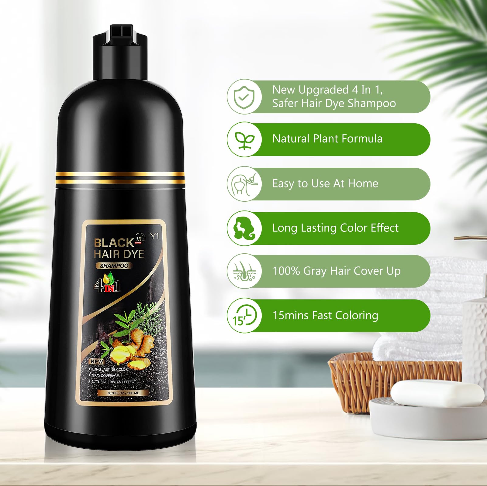 Yuolita 4-in-1 bottle with time-friendly 15-20 minute color window.