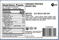 Yupik Organic Protein Boost Trail Mix close-up of nuts and berries for sustained energy