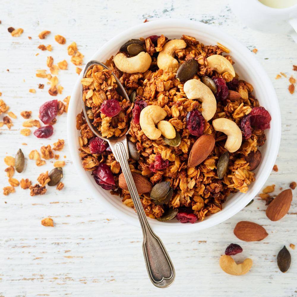 Yupik cashews snack platter for savory protein bites