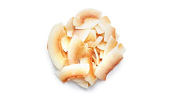 Yupik coconut chips poured over yogurt and oats for a flavorful breakfast