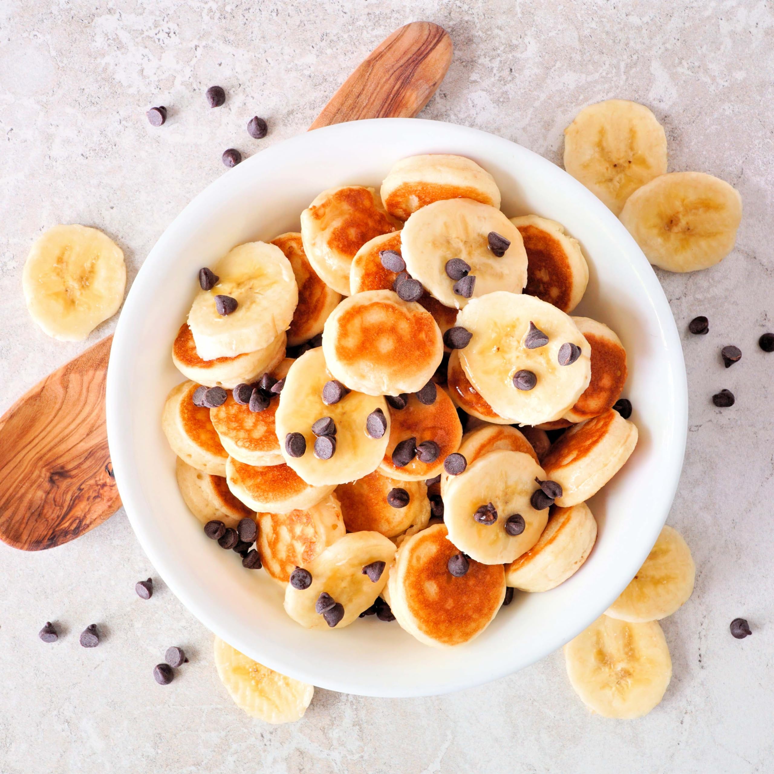 Yupik chips as a dessert topping adding depth and shine.